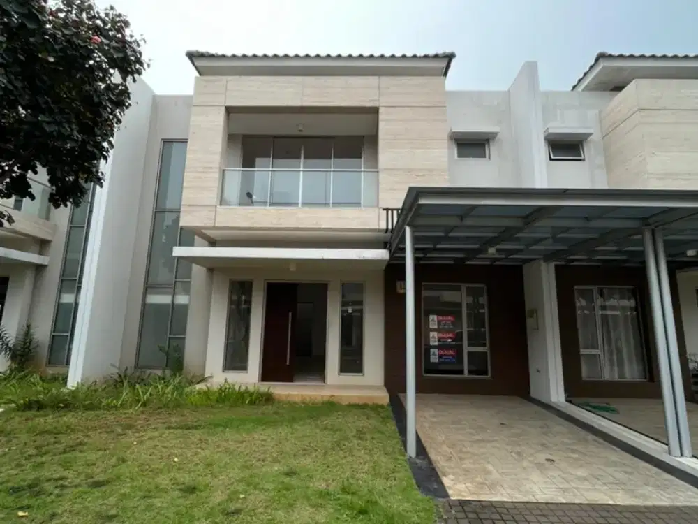 sewa rumah golf island 10x15 jalan utama besar siap pakai unit favorit