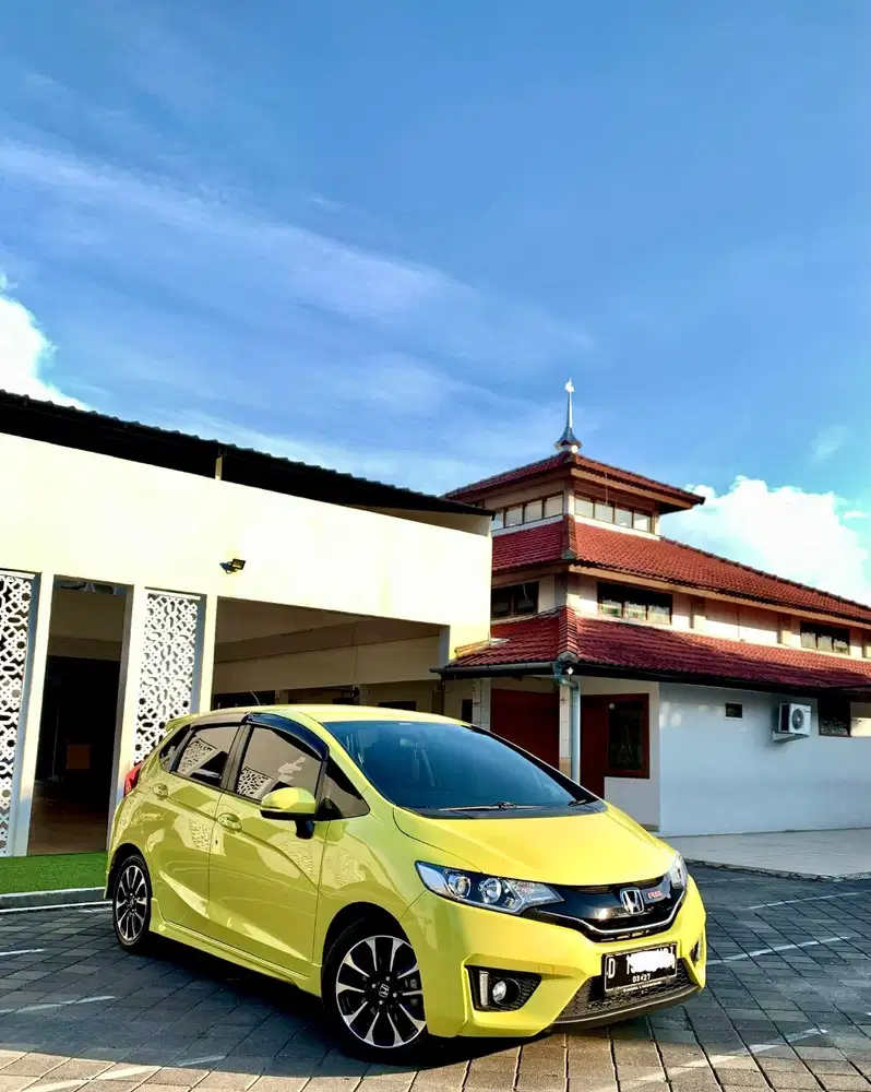 KM61RB- Honda Jazz RS 1.5 AT 2017 Matic Kuning Lemon 2018/2019 NO PR