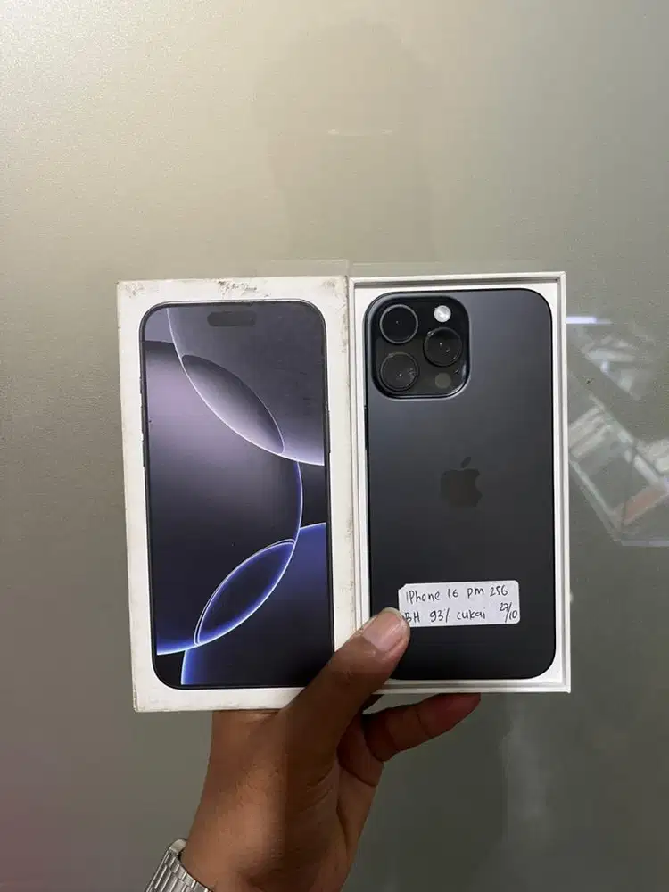 iphone 16 Promax 256Gb inter Beacukai sinyal aman , dual sim nano