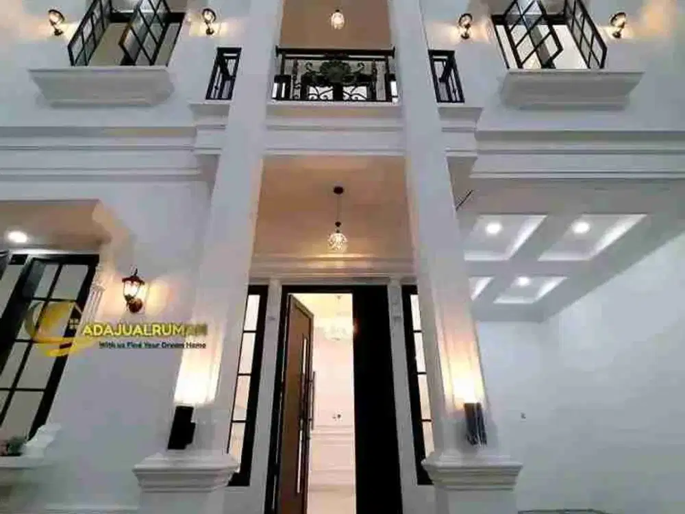 Jual Rumah Mewah 2,5 Lantai ROOFTOP  Fully Furnished di Cluster Beji Depok