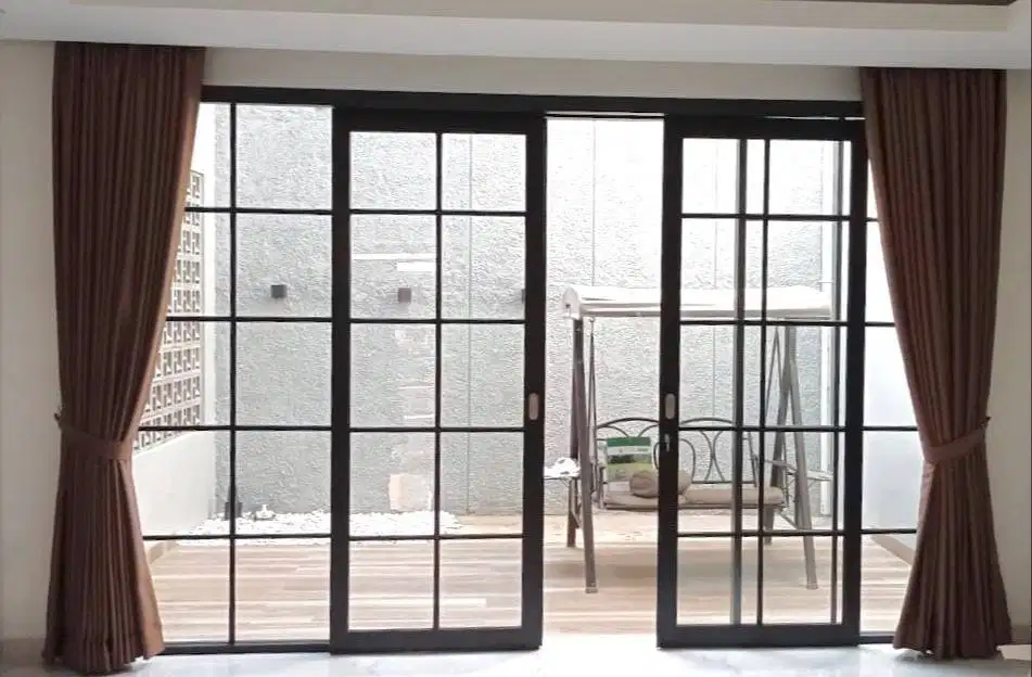 Grosir Gorden Blackout Pasang Skat Klinik Hordeng Pintu Gordyn Vitrase