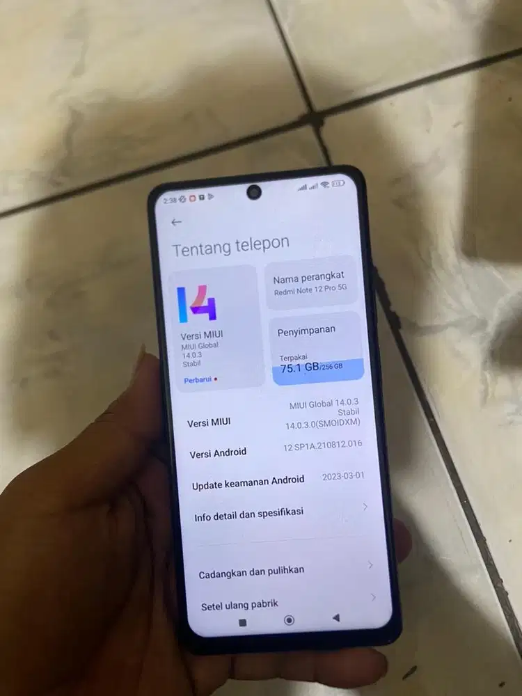 Redmi note 12 pro 5G