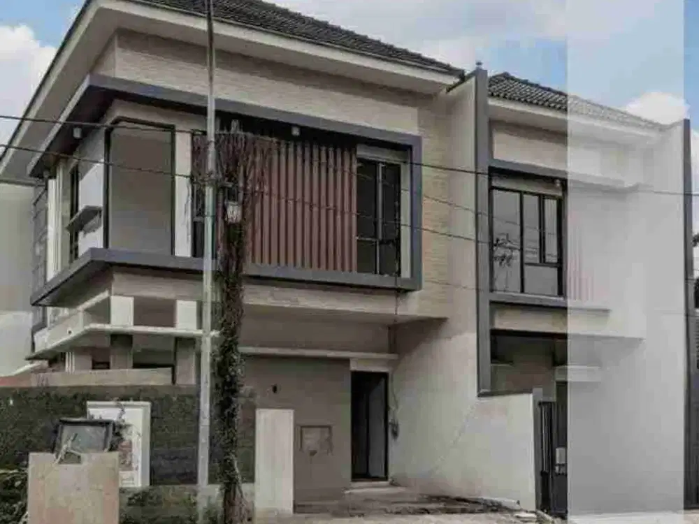 Row jalan 4 mobil‼️Jual Rumah Baru Wisma Mukti Klampis dekat Manyar Mulyosari Sutorejo Pakuwon City Rungkut Ploso Kalijudan Babatan Pantai Mentari