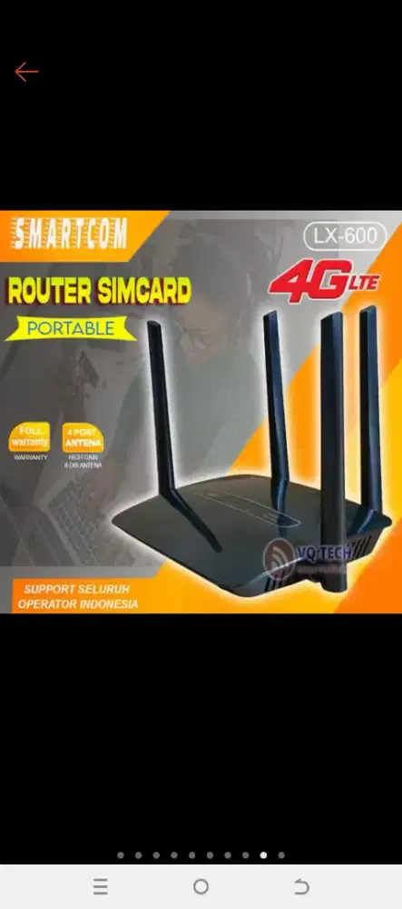 Router wifi simcard