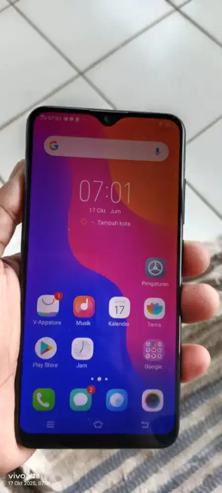 Vivo   y93   3/32  mnus ada titik putih bodi kurang mlus normal