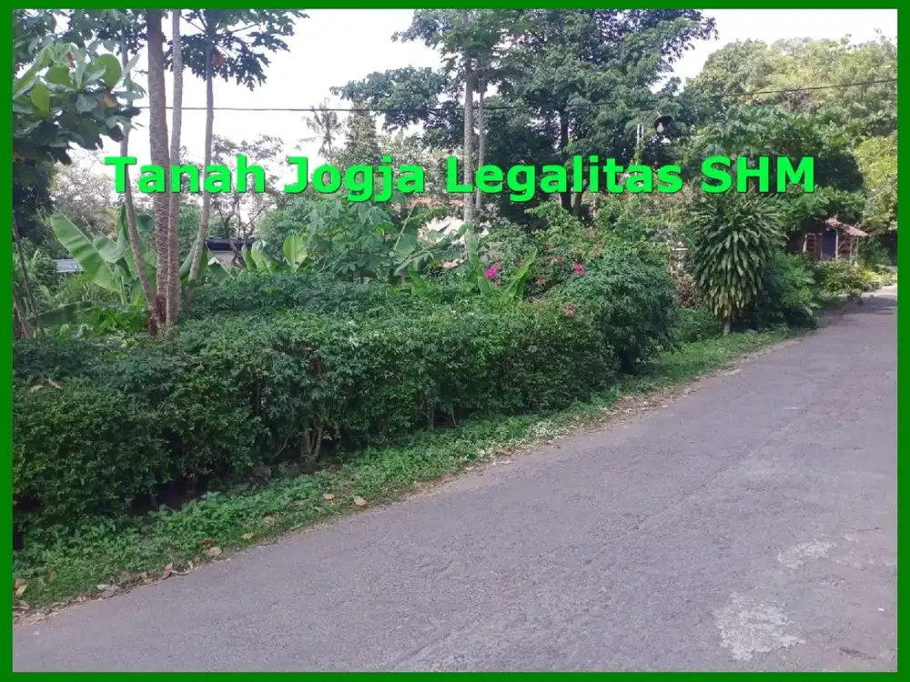 Tanah Murah Dekat PPPG Kesenian Sleman Untuk Investasi