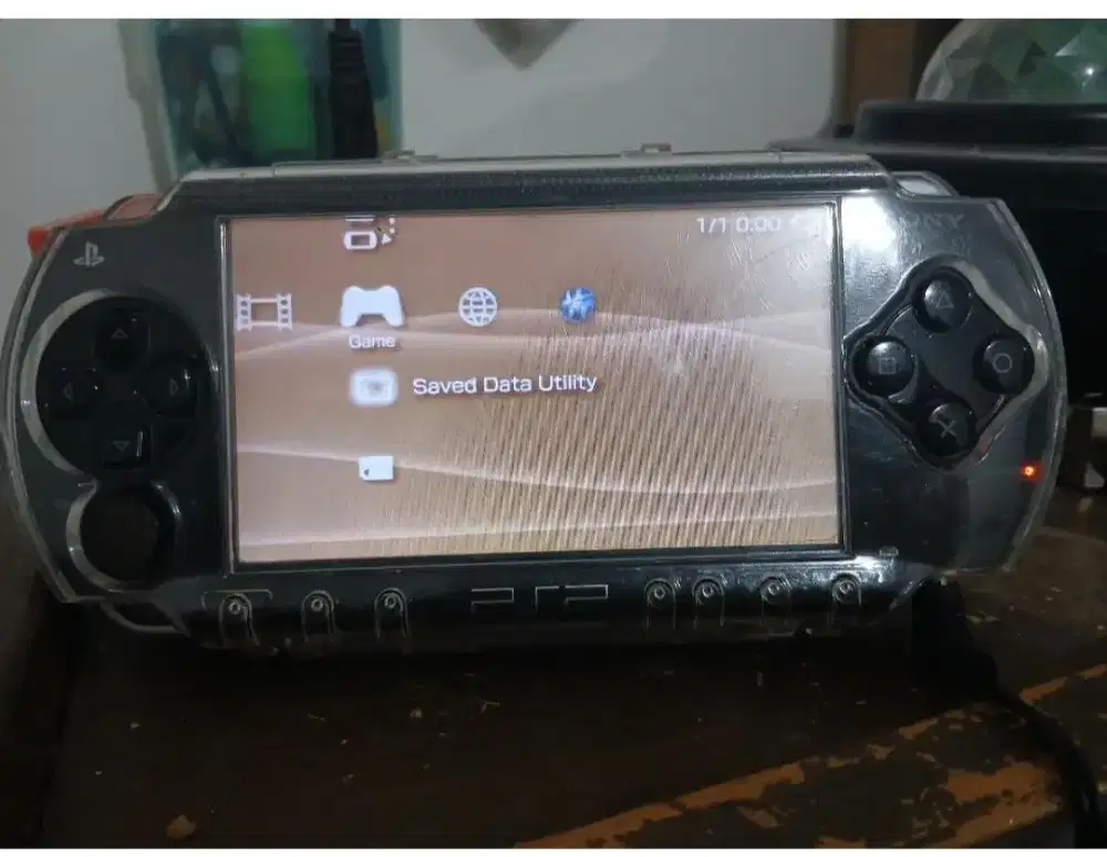 Games Sony psp  warna hitam