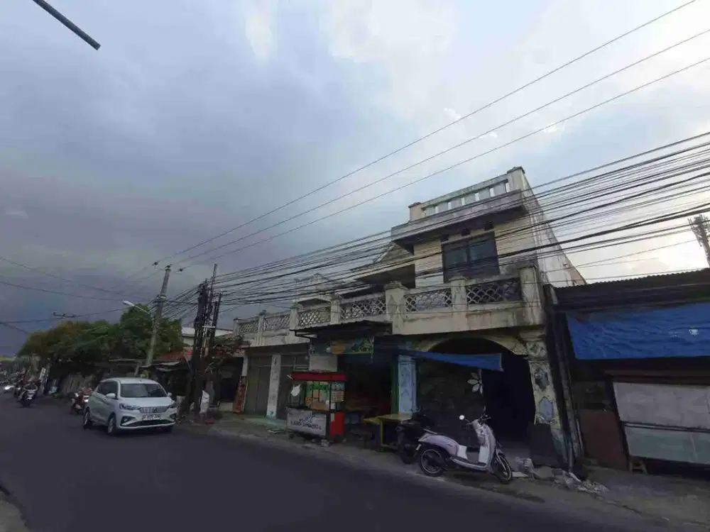 Dijual rumah tempat usaha 2 lantai strategis pinggir jalan raya di tambun utara LT 419 LB 800