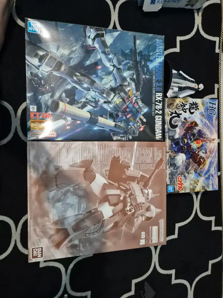 Gundam RX 78-2 VER 3.0 , Zaku Cannon unicorn, Ryujin