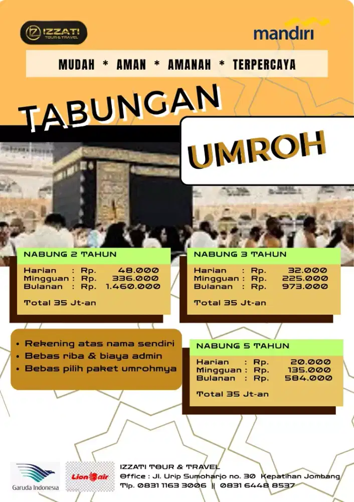 Izzati tour and travel Umroh dan Haji khusus