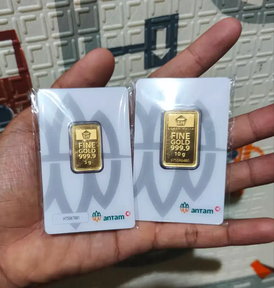 Logam Mulia Antam 2025 10 gr dan 5 gr