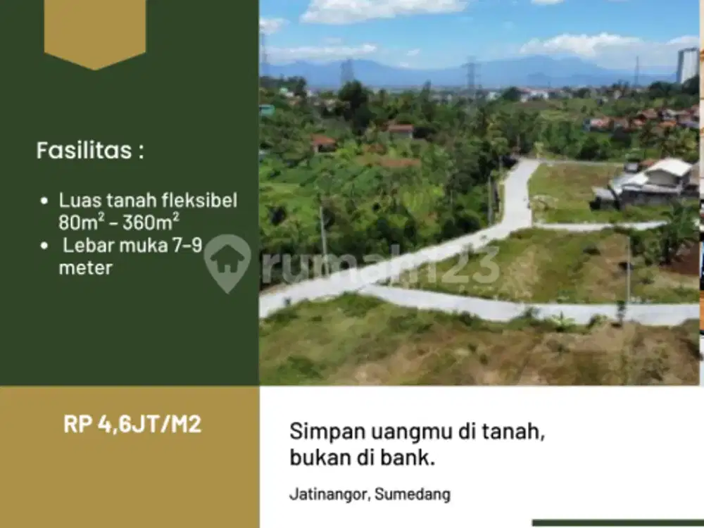 5 MENIT TOL CISUMDAWU! Kavling Hegarmanah Geulis, Akses Super Strategis untuk Liburan Cepat