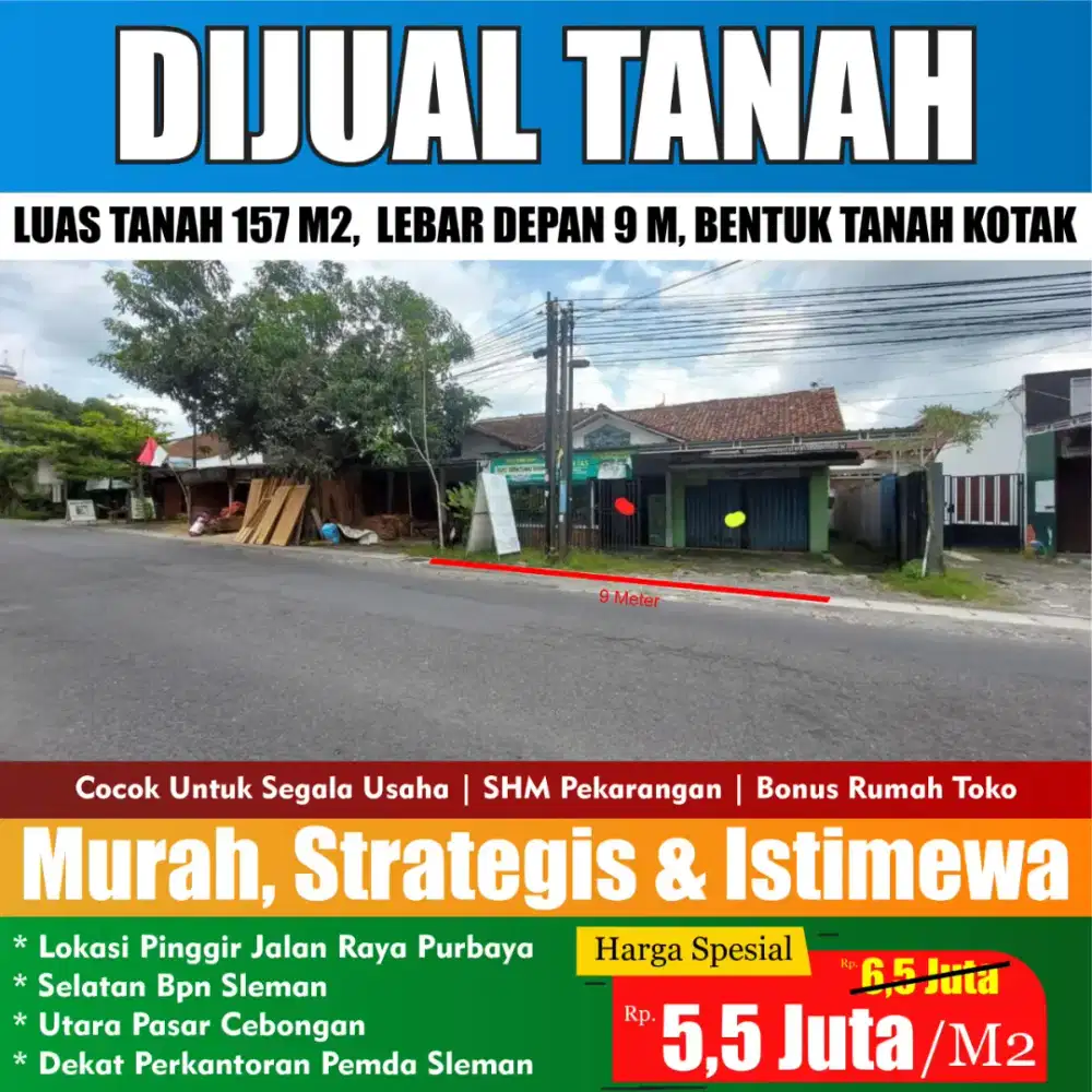 Jual Tanah Murah di Sumberadi Sleman