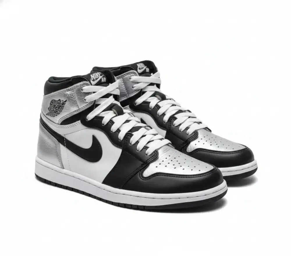 Nike AJ 1 Hi OG 'Metalic Silver '