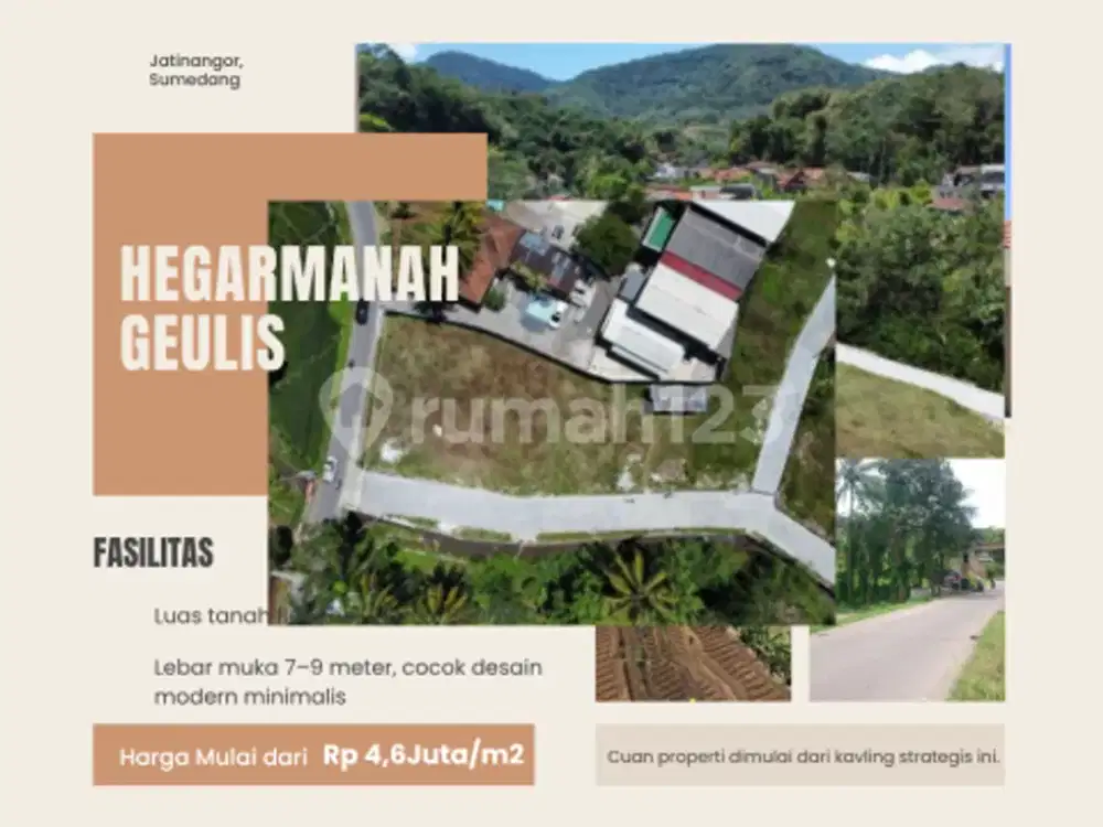 JUAL CEPAT Kavling Hegarmanah! Harga DIBAWAH PASAR. Cocok untuk Ditinggali atau Disewakan