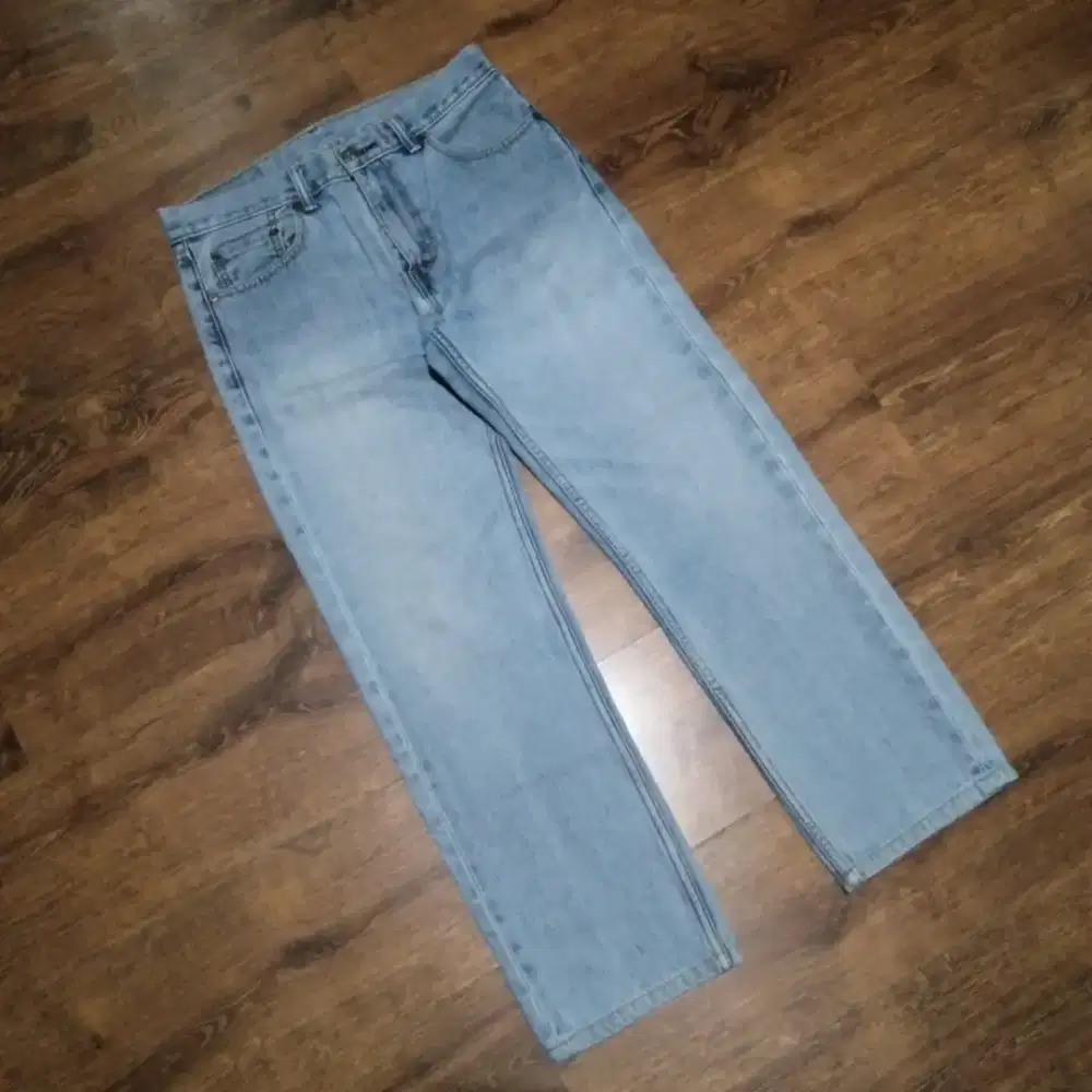 Celana Jeans Levi's Men's 505 Light Blue Original Store