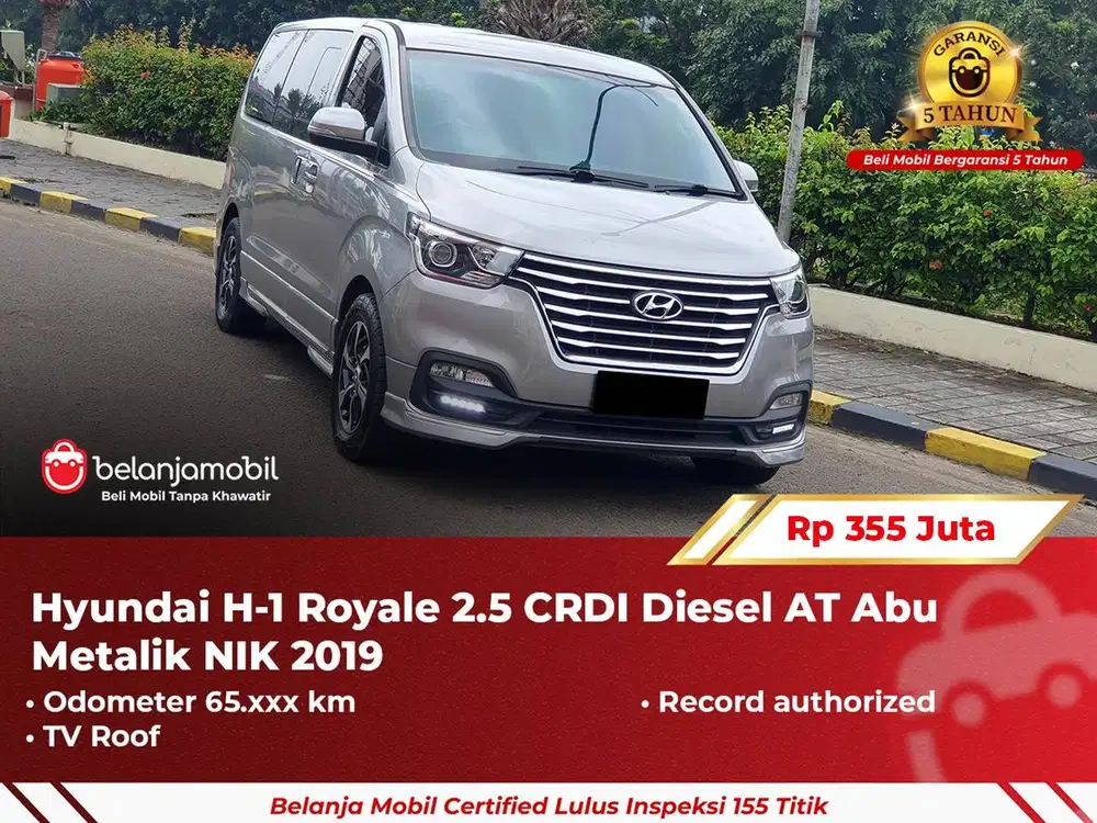 [ GARANSI 5TH ] Hyundai H1 H-1 H 1 Royale 2.5 CRDI Diesel 2019/2020