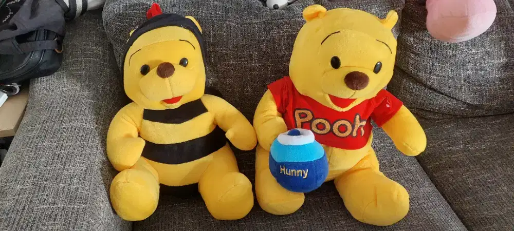 JUAL BONEKA POOH SIZE L TINGGI 50 CM