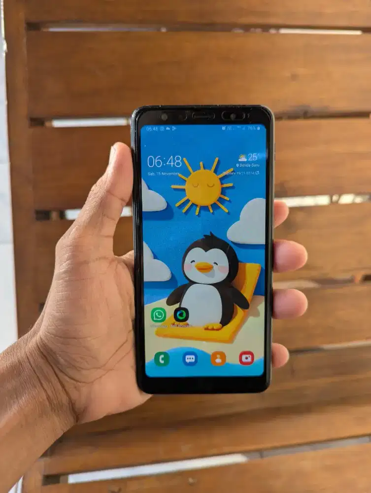 Samsung a7 2018 6/128gb hp only