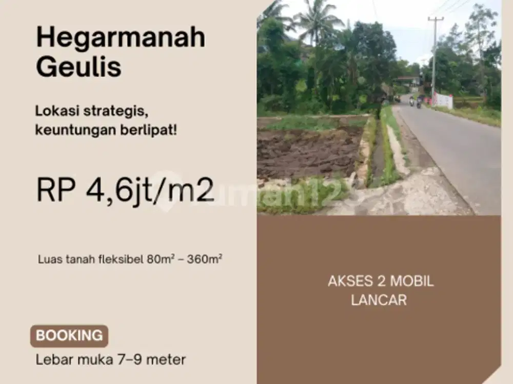 Beli Tanah Sebelum Harga MELAMBUNG! Kavling Hegarmanah, Potensi Kenaikan Tertinggi di Jatinangor