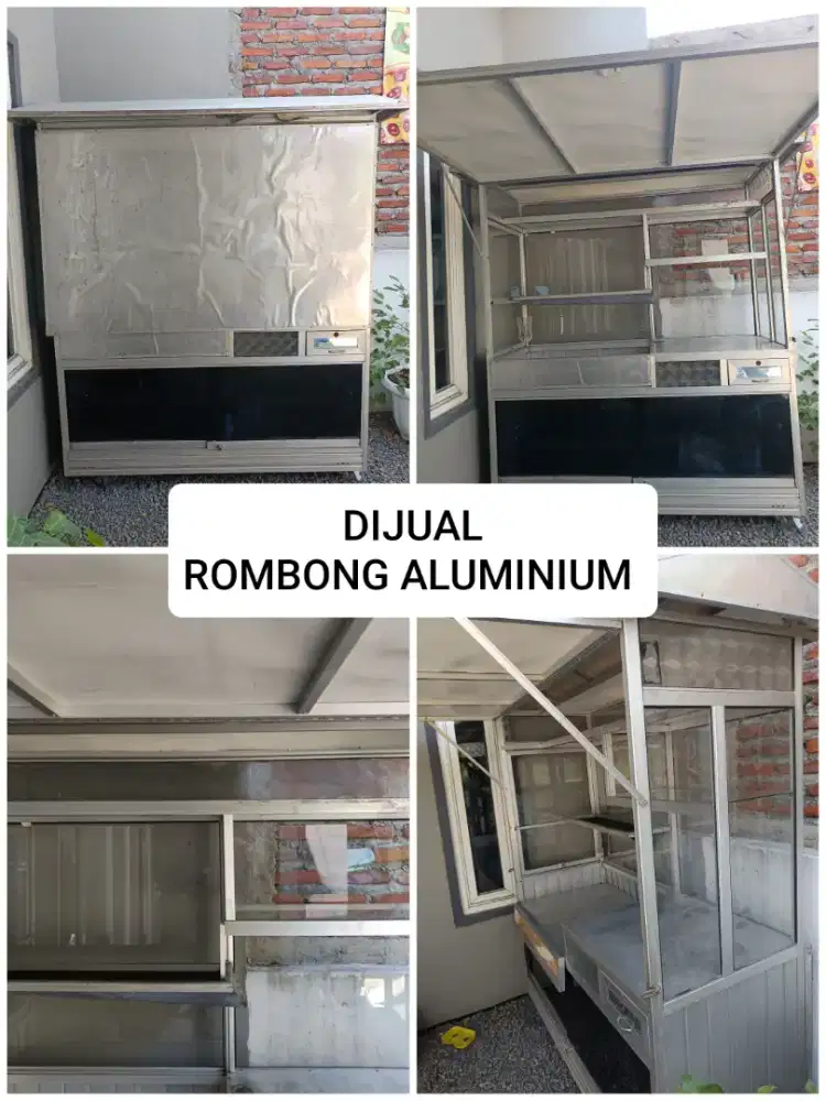 Dijual rombong aluminium besar