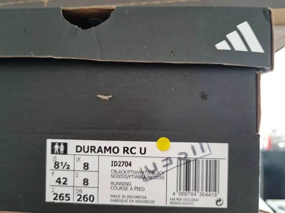 Adidas Duramo RC U ID2704 Preloved size 42