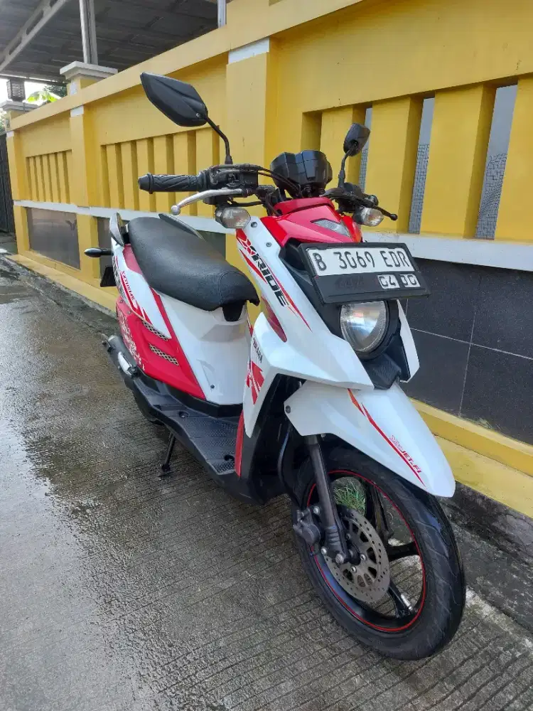 X ride 2014 putih merah surat lengkap