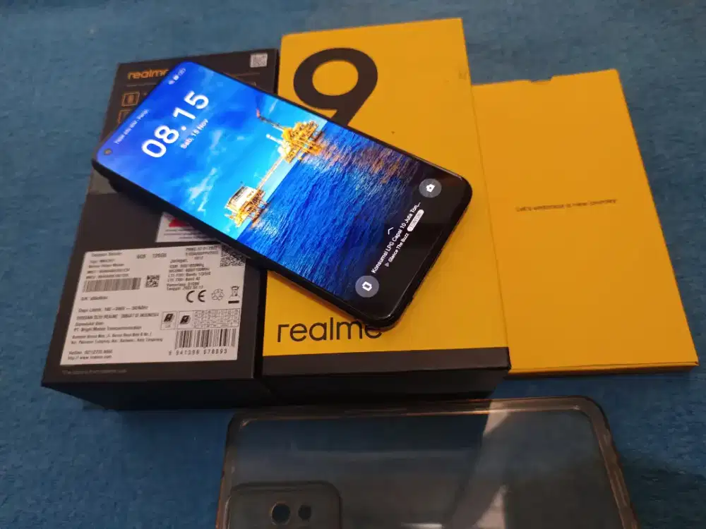 Realme 9 4G ram 6+2/128gb fulsett ori