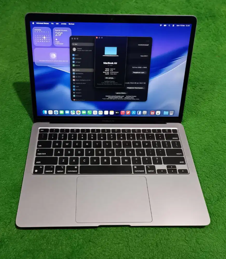 Apple Macbook Air M1 2020 M1 8/256 Grey Murah