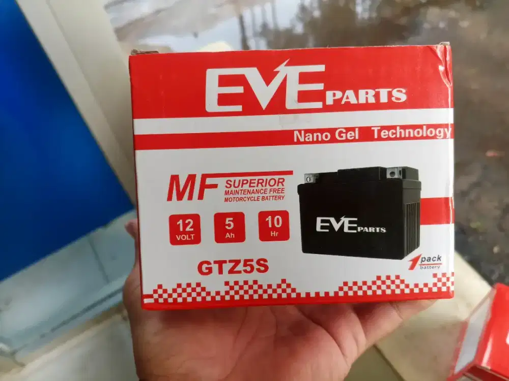 Aki Motor GTZ5s Merk EVE part,