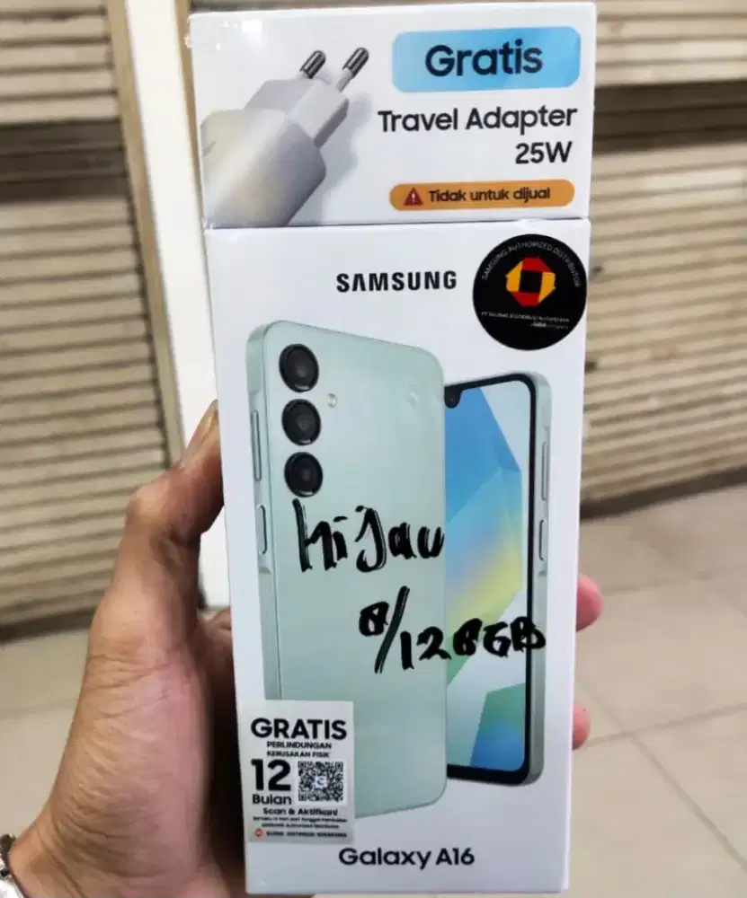 Samsung Galaxy A16 4G 8GB+128GB Green BNIB Garansi Resmi SEIN
