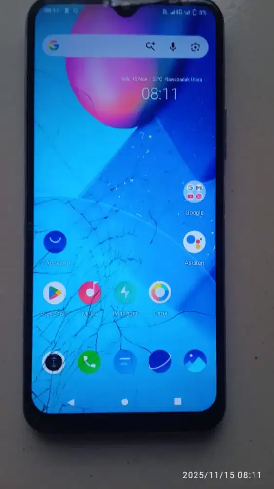 Vivo y12s (v2026) Ram 3/32 Gb Minus Layar Retak Doang Harga Murah