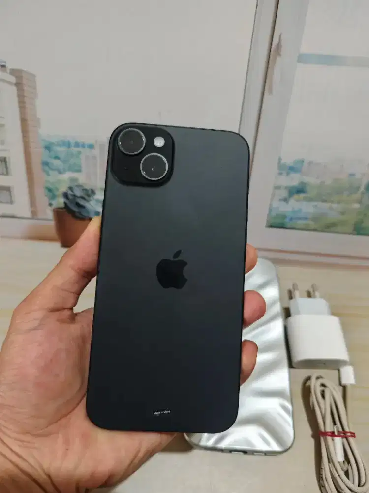 iPhone 15 plus 128gb iBox hp charger original