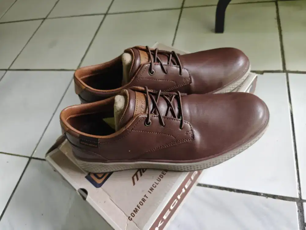 Skechers Burkett Mens Casual Shoes - Brown