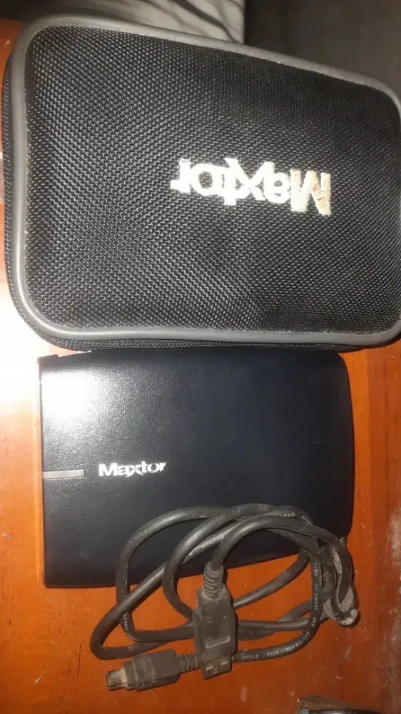 Hardisk Eksternal 120 GB MAXTOR Kondisi BARU