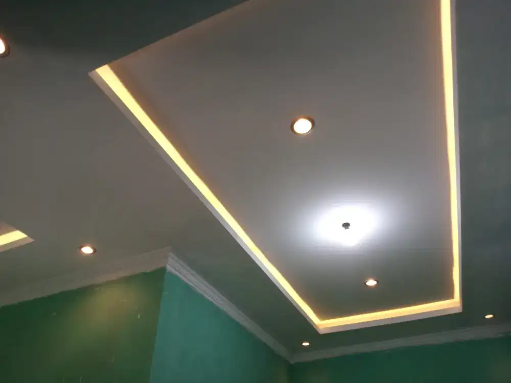 spesialis pemasangan plafon gypsum terima jadi langsung tukang