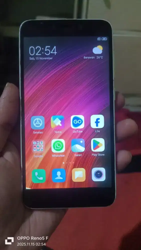 Xiaomi redmi 4x 2/16 layar 5 inchi wifi only