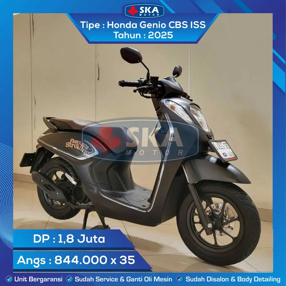 Honda Genio CBS ISS Tahun 2025