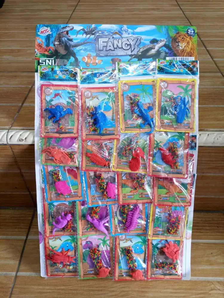 mainan anak hydrogel bola hewan