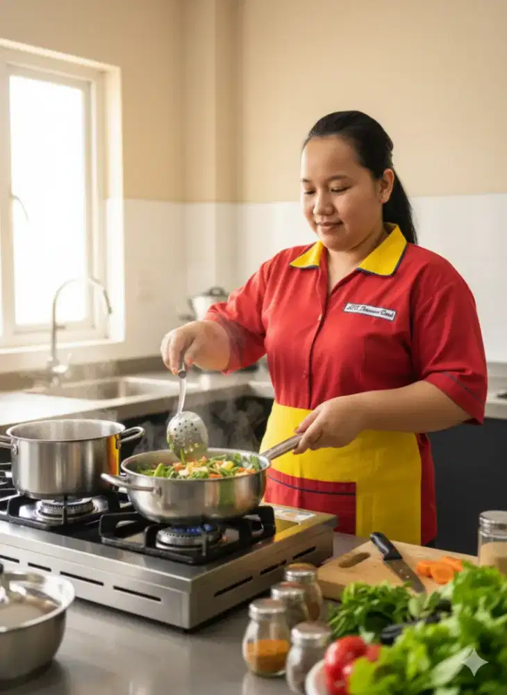 Menyediakan baby sitter perawat lansia dan art