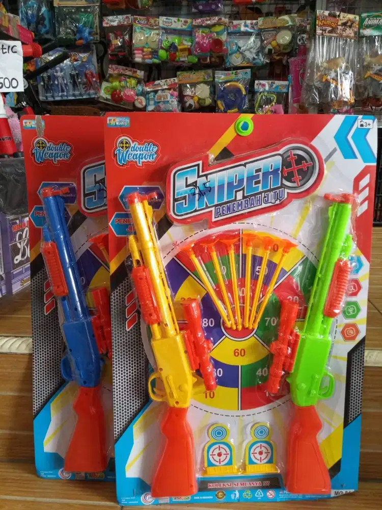 mainan anak pistol sniper isi 2