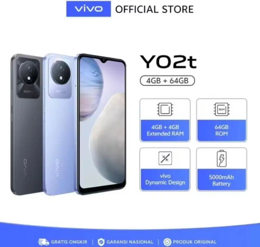 Samartphone vivo Y02t