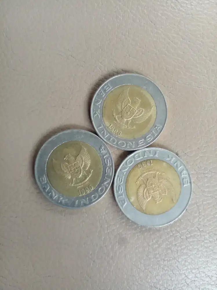 Uang koin kuno antik 1000 rupiah kelapa sawit