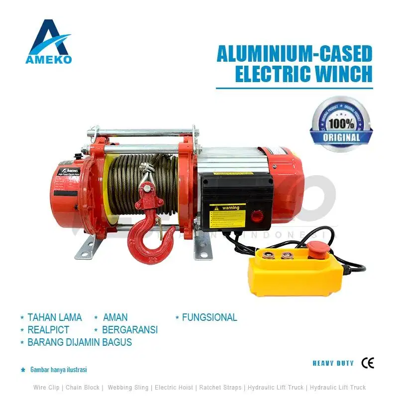 Alumunium Electric Wire Rope Hoist - Ameko Teknik