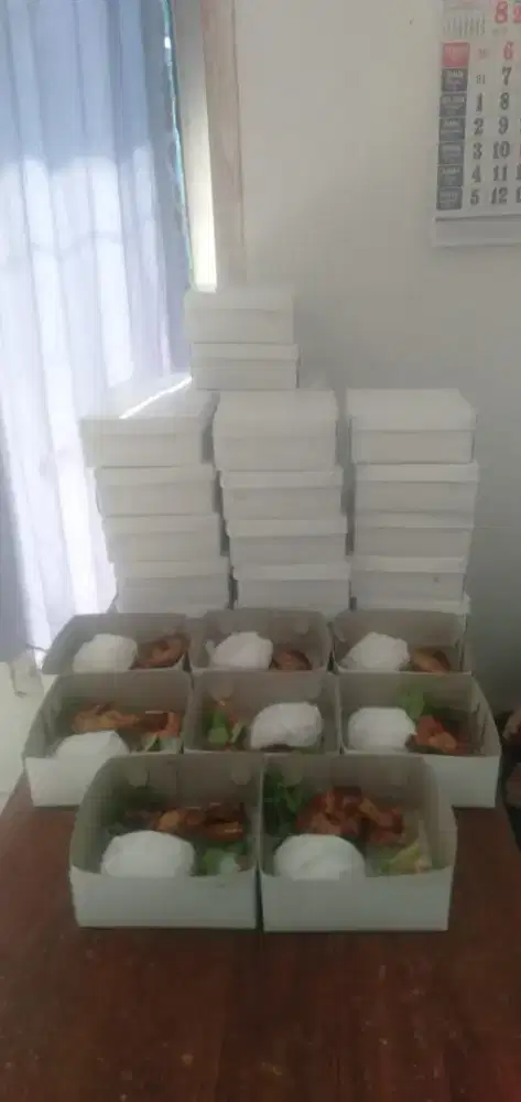 Terima pesanan nasi kotak harga mulai 13rban