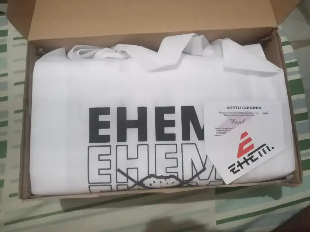 Dijual sepatu Ehem Sneakers Dexter Low White Blue [Local Brand]