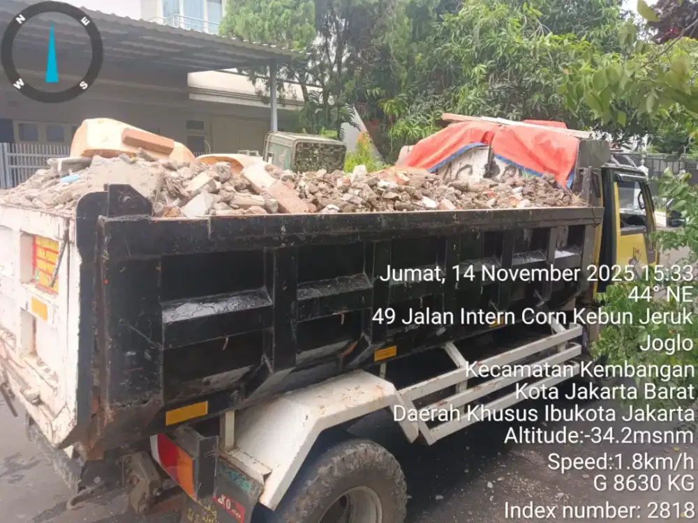 Jasa buang puing proyek