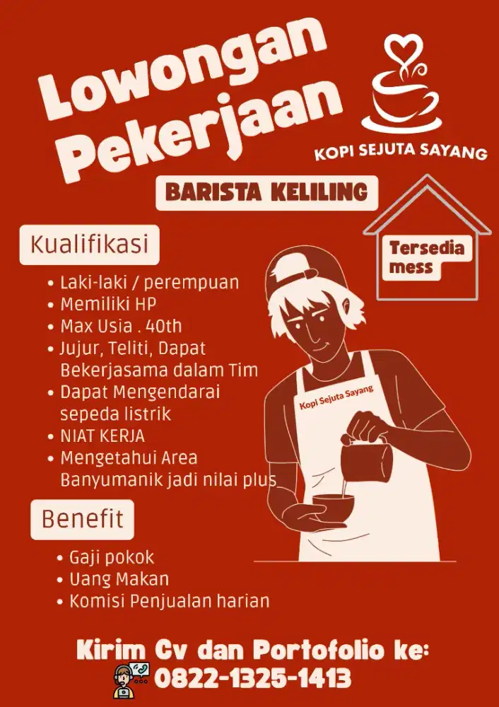 Loker Barista keliling
