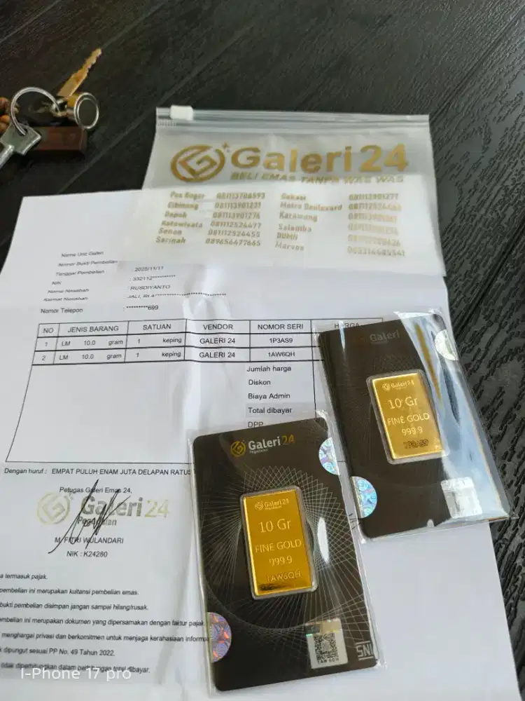 Galeri 24 pegadaian 10gram