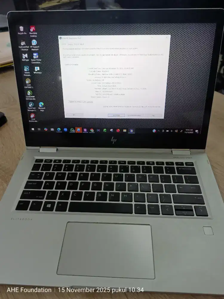 Laptop HP elitebook x360 1030